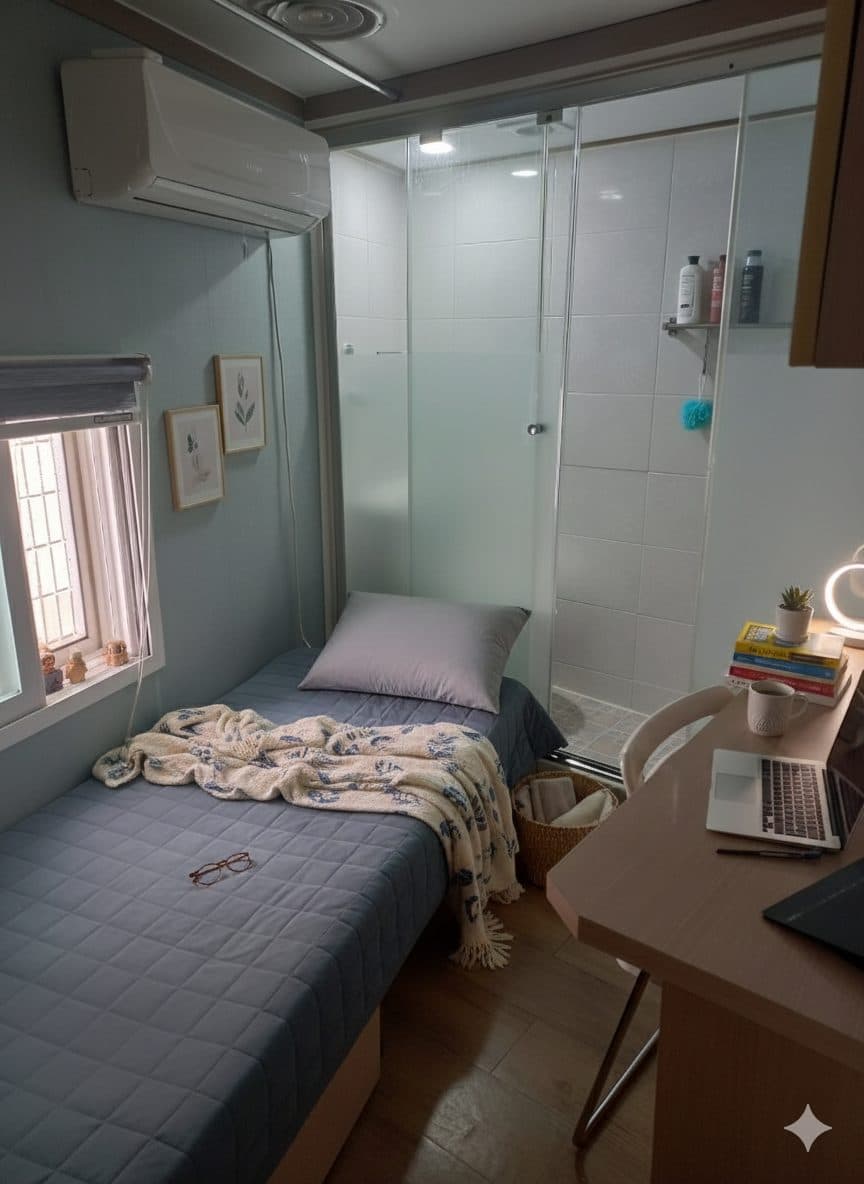 C Room with Bay Window, Studio Type — photo 1 of 14
