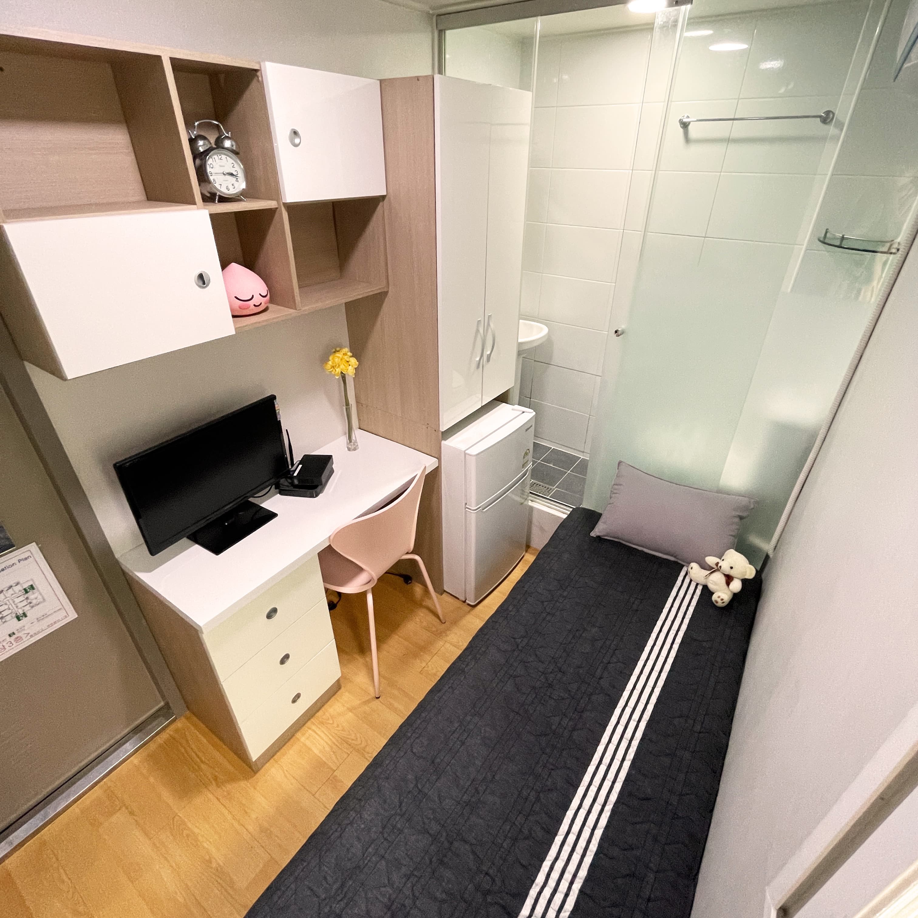 Type A+ / Oneroom with large bathroom, window exterior — photo 1 of 5