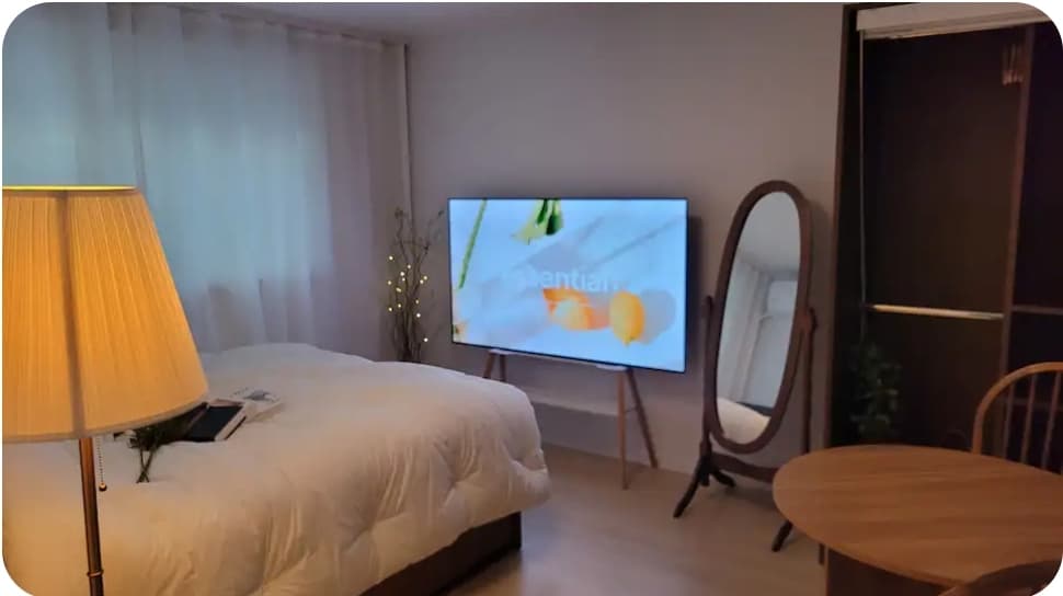 Onsu Station 10-Minute Walk, 2 Rooms, AC Included, Living Room & Kitchen — photo 2 of 15