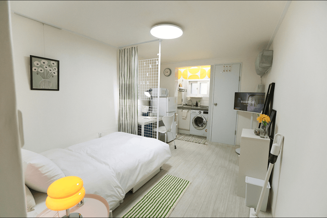 Clean and Quiet Studio, 3-Minute Walk from Chung-Ang University